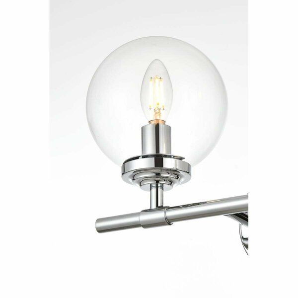 Cling 110 V Two Light Vanity Wall Lamp, Chrome CL2952350